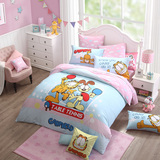 多喜爱床单被罩四件套卡通可爱单人1.5m儿童纯棉床上三件套1.2m床