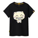 SUGU情侣装夏短袖2016韩版卡通猫男女T恤衫大码学生青年上衣圆领