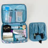 韩国便携旅行套装洗漱包 女士防水收纳袋化妆包中包收纳包整理