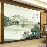 现代中式水墨山水情背景墙大型壁画家居酒店办公室会议室墙纸壁纸