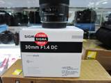 适马30/1.4 DC HSM ART 99新 专业人像镜 支持置换 专业单反镜头