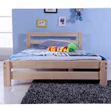 特价实木床带储物床儿童床老人床1.8米1.5米1.2米1米双人床单人床