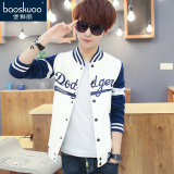 青少年韩版修身棒球服男学生休闲卫衣开衫情侣装立领潮流夹克外套