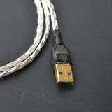 音乐丝带顶级奥丁屏蔽线 解码器DAC数据线 USB声卡连接线 A-B口