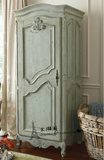 美式欧式法式实木装饰柜单门衣柜新古典实木单门储物柜衣柜可定制