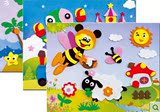 包邮X美劳手工粘贴制作EVA贴画儿童早教diy手工3-6岁女孩益智玩具