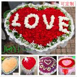 999朵红玫瑰花束求婚表白鲜花速递上海全区实体花店生日送花上门