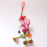 泰国小象钥匙扣饰品布艺大象包挂件清迈旅游纪念品工艺品礼物礼品