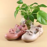 专柜正品ABC童鞋2016春季新款女童小童舒适小皮鞋方口鞋P61123611
