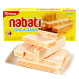 印尼进口丽芝士nabati纳宝帝奶酪威化饼干145g盒装小吃零食大礼包