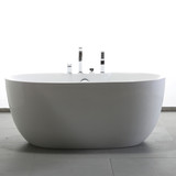 艾维卡 亚克力 独立式 简易 椭圆 浴缸1.3 1.4 1.5 1.6 1.7