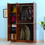 简约人造板衣柜简易大衣柜成人衣柜2门3门4门宜家衣柜实木质衣柜