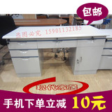 铁皮办公桌 写字台 财务桌 钢制办公电脑桌 医用办公桌1.2/1.4米