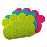 24省包邮 宠物猫咪清洁垫 猫砂蹭脚垫地垫门垫 方形半圆形爪形
