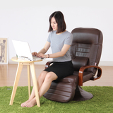 办公室沙发PU皮旋转简易沙发单人看书椅休闲躺椅老板椅子仿皮沙发