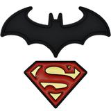 国庆爆款汽车改装饰品蝙蝠侠金属标志贴超人车贴3D立体个性蝙蝠