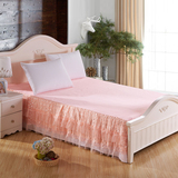 床上用品婚庆韩版公主蕾丝床裙床罩单件床盖席梦思床笠套-天使梦