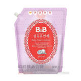 韩国进口正品保宁BB婴幼儿衣物柔顺剂1300ml紫色西柚香型抗菌袋装