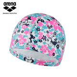 arena阿瑞娜 新款进口印花泳帽 米奇系列双材质舒适泳帽不勒头