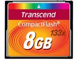 创见 Transcend CF 8G 133X CF卡8G 储存卡 高速相机内存卡 正品