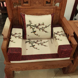 专业定做仿古典红木沙发高档印花坐垫子抱枕皇宫椅罗汉床垫