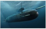 √ 小号手 1:350 俄海军亚森攻击核潜艇 83526