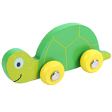 卡通小车宝宝早教益智儿童木制质无毒滑行玩具可爱环保迷你小汽车