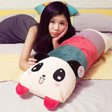 卡通单人枕头毛绒玩具 熊猫抱枕靠垫午睡枕  双人靠垫枕头可拆洗