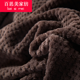 良品宜家风珊瑚绒毯毛毯加厚单双人保暖床单办公室午休毯空调毯子