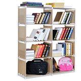 简约现代单个书柜自由组合简易书架书橱置物儿童储物柜小柜子带门