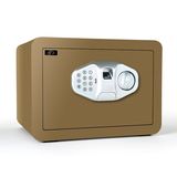 艾杰 小型 指纹保险柜 密码保险箱 家用保管箱 办公室可入墙25cm