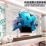 3D浮雕 电视背景墙纸无纺布壁纸壁画简欧式客厅卧室沙发影视墙