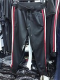 正品代购DSQUARED2 (D2) 16春夏男款黑色锦纶小脚休闲运动裤