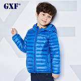 GXF专柜正品男童超轻超薄羽绒服外套冬装儿童短款高绒羽绒服特价