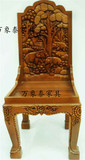 实木家具大象餐椅CY-1东南亚风格手工雕刻泰式老榆木餐椅定制