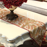 巴洛克大提花古典西式餐桌垫桌旗茶几中式古典客厅餐厅装饰定订制