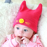 新生儿帽子秋冬宝宝帽子0-3-6-12个月婴儿帽儿童毛线帽幼儿帽男女
