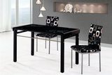 热卖成都小户型餐桌椅组合烤漆简约现代钢化玻璃饭桌子特价餐桌