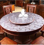 直径2米酒饭店园桌布餐桌垫pVC防烫软质玻璃塑料台布免洗茶几
