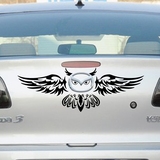 马自达3 6 昂克赛拉CX-5 汽车 后车标 装饰贴 猫头鹰 车贴 贴纸
