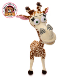 柏文熊长颈鹿创意毛绒玩具公仔马达加斯加梅花鹿娃娃生日礼物