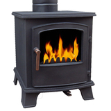 厂家直销别墅铸铁嵌入式真火壁炉独立式壁炉真火燃木铸铁欧式壁炉
