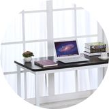 简约新款台式电脑桌书桌办公桌笔记本简易公司家用圆角轻奢可定制