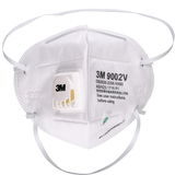 3M 9002V环保装 带阀防尘口罩 防PM2.5口罩 头戴式 25个