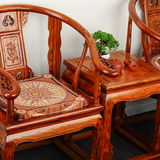 中式沙发抱枕靠垫现代简约家用棉麻红木椅子坐垫子亚麻椅垫可拆洗