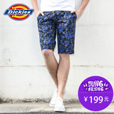 Dickies2016夏季新款男式胡桃树叶印花 度假休闲短裤162M40EC03