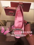 意大利代购Roger Vivier/RV 新款粉色绸缎宝石水钻方扣细高跟女鞋