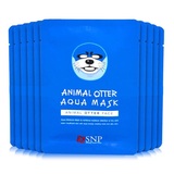 韩国SNP 动物面膜系列 海狮面膜补水保湿滋润 一盒十片