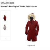代购加拿大Canada Goose 加拿大鹅女Kensington中长款限时特价