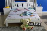 特价实木家具儿童床成人床1.2单人床1.8双人床松木简易床可定做